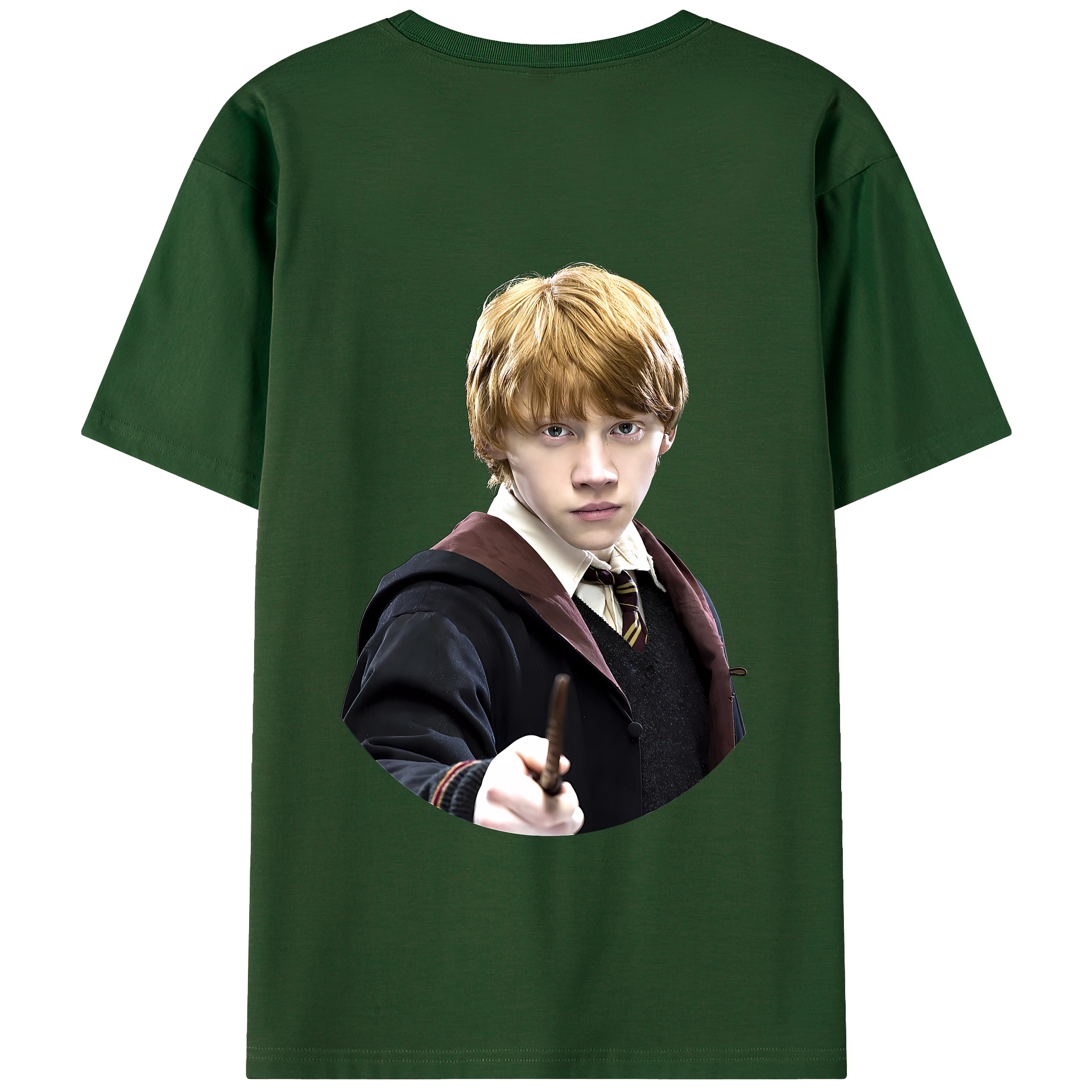 （画像用） Harry Potter ハリー・ポッターシリーズ 綿100％半袖Tシャツ（背面プリント）